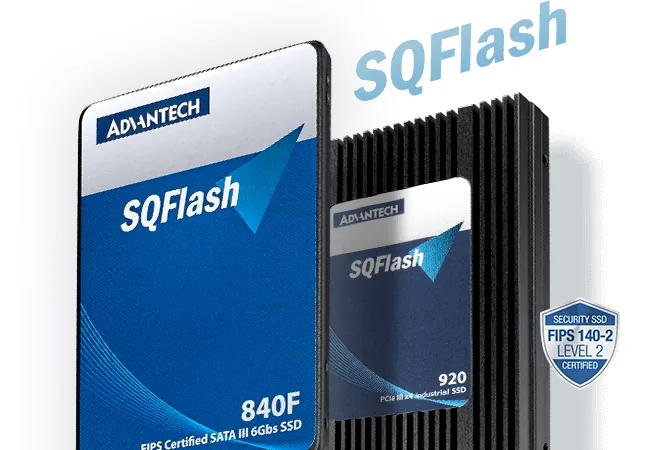 Ổ SSD công nghiệp Advantech SQFlash 2,5 inch SATA 840F và ổ 920 có vỏ tản nhiệt