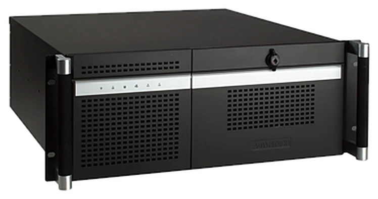 Máy tính công nghiệp Advantech ACP-4320 dạng rack 4U nhìn chếch từ bên phải