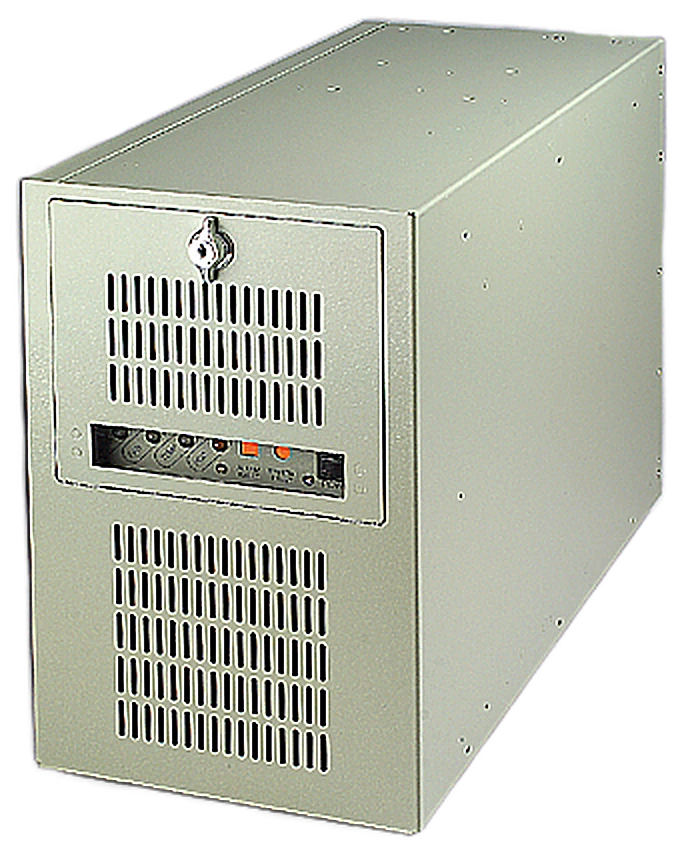 Máy tính công nghiệp Advantech IPC-7220 nhìn chếch từ bên trái