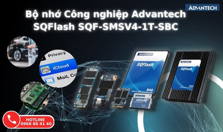 Bộ nhớ Công nghiệp Advantech SQFlash SQF-SMSV4-1T-SBC